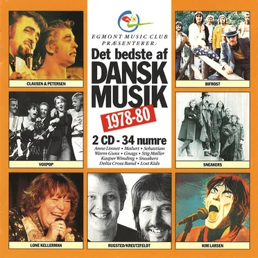 Det bedste af dansk musik 1978-80 by Various Artists - album cover