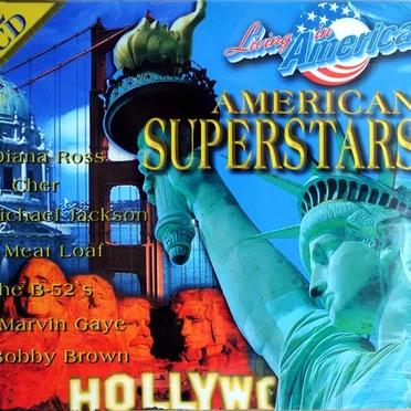 Living in America: American Superstars by Various Artists - album cover