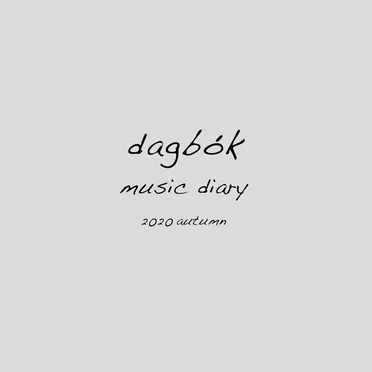 dagbók music diary 2020 autumn