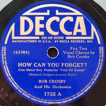 How Can You Forget? / There's a Boy in Harlem