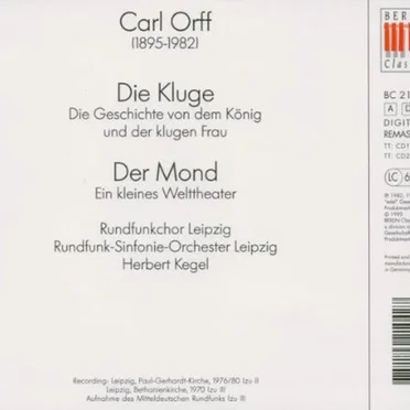 Orff: Die Kluge / Der Mond