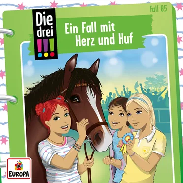 Die drei !!! Fall 85: Ein Fall mit Herz und Huf by Die drei !!! - album cover