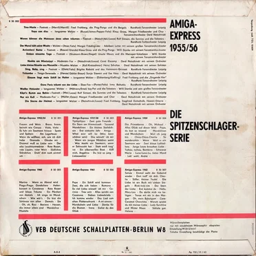 Amiga-Express 1955/56 - Spitzenschlager Des Jahres by Various Artists - album cover