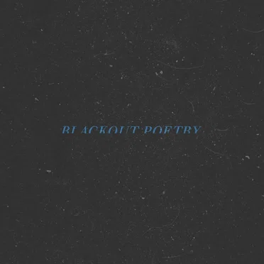 Blackout Poetry