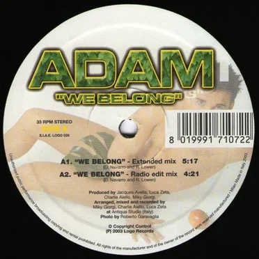 We Belong by Adam - album cover