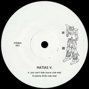 just can’t hide / euforia (club mixes)