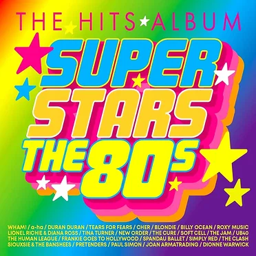 The Hits Album: Super Stars the 80s by Various Artists - album cover