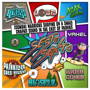 Zoombai Warriors Surfing on a Small Chapati in the East of Parvati