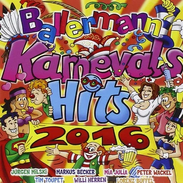 Ballermann Karneval Hits 2016 by Various Artists - album cover