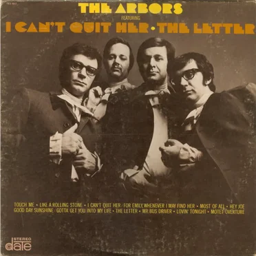 Featuring: I Can't Quit Her - The Letter by The Arbors - album cover