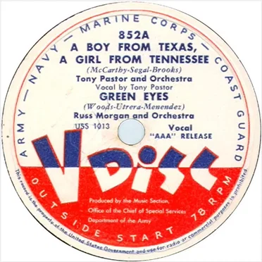 A Boy From Texas, a Girl From Tennessee / Green Eyes / You’re Too Dangerous, Cherie / It’s Been So Long by Various Artists - album cover