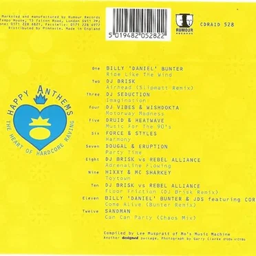 Happy Anthems Volume 4 - The Heart Of Hardcore Raving by Various Artists - album cover