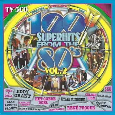 100 Superhits From the 80’s, Vol. 2 by Various Artists - album cover