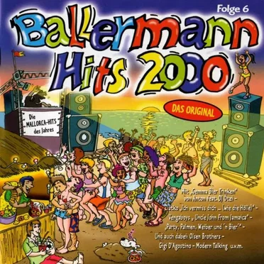 Ballermann Hits 2000 by Various Artists - album cover