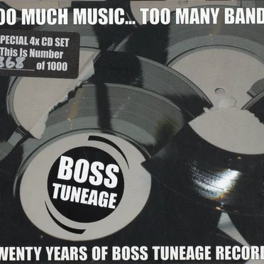 Too Much Music... Too Many Bands: Twenty Years of Boss Tuneage Records by Various Artists - album cover