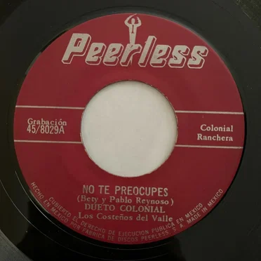 No te preocupes / Juan Sin Miedo by Dueto Colonial - album cover