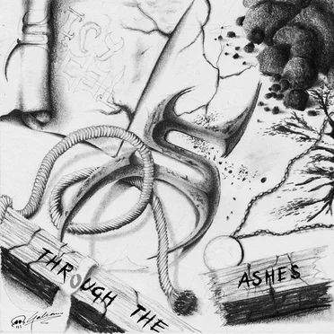 Through the Ashes by Icy Steel - album cover