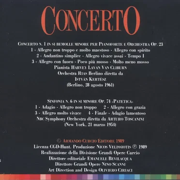 Concerto no. 1 per pianoforte, op. 23 / Sinfonia no. 6 "Patetica"