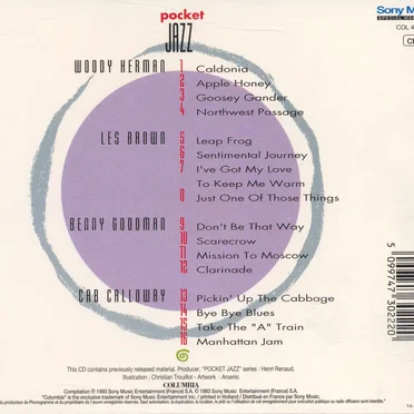 Pocket Jazz Big Bands by Various Artists - album cover