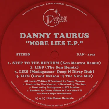 More Lies EP by Danny Taurus - album cover