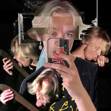 dangle earring bandaid face