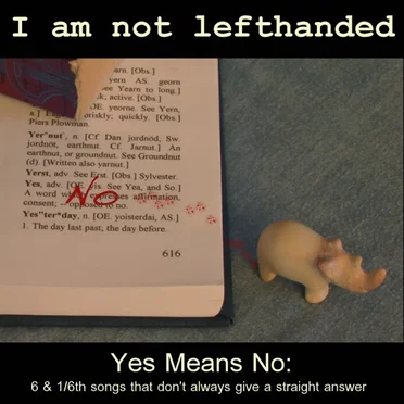 Yes Means No by I Am Not Lefthanded - album cover