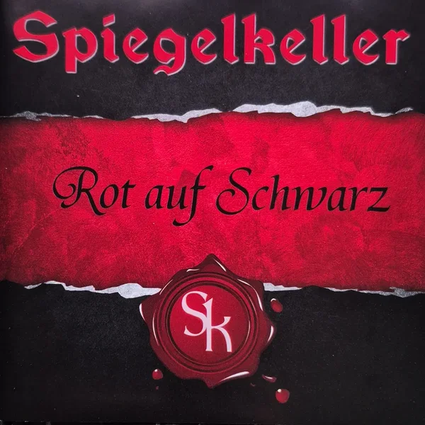 Rot auf Schwarz