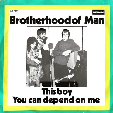 This Boy / You Can Depend on Me by Brotherhood of Man - album cover