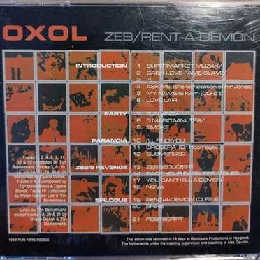Zeb/Rent A Demon by Oxol - album cover