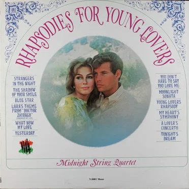 Rhapsodies for Young Lovers by Midnight String Quartet - album cover