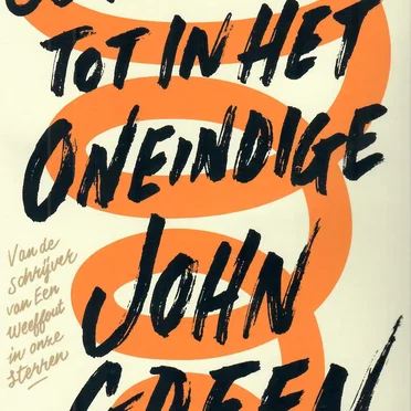 Schildpadden tot in het oneindige by John Green - album cover