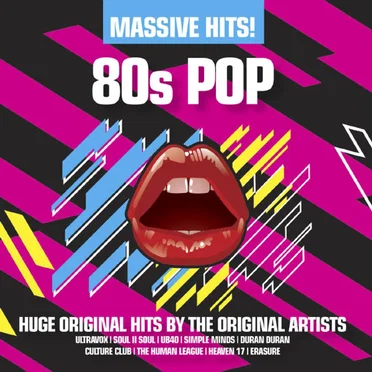 Massive Hits! 80s Pop by Various Artists - album cover