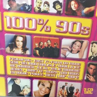 100% 90s by Various Artists - album cover