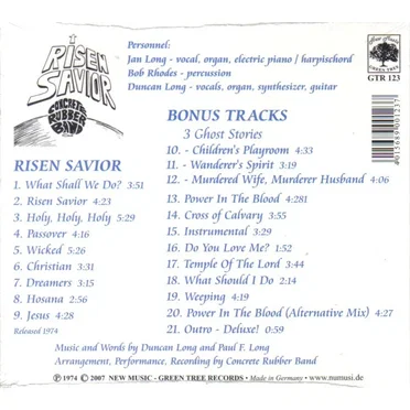Risen Savior by Concrete Rubber Band - album cover