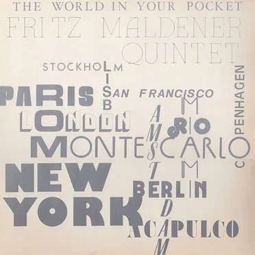 The World in Your Pocket by Fritz Maldener Quintet - album cover