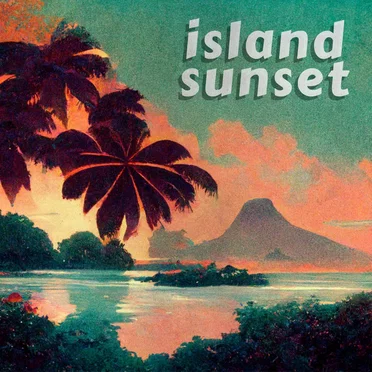 island sunset