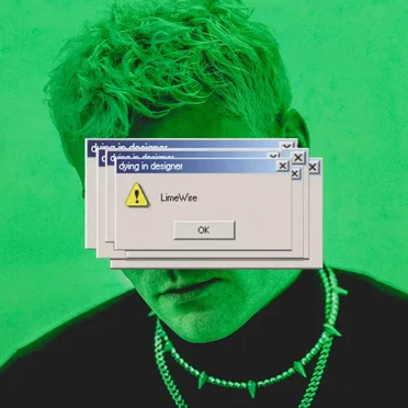 LimeWire by dying in designer - album cover