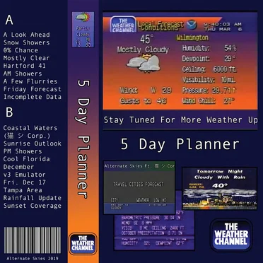 5 Day Planner