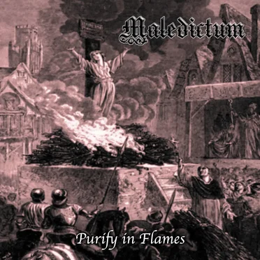 Purify in Flames by Maledictum - album cover