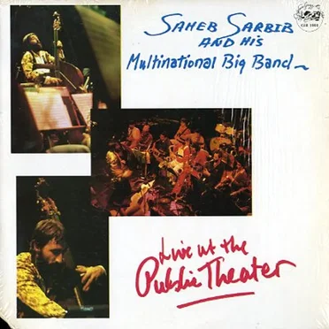 Live at the Public Theater by Saheb Sarbib and His Multinational Big Band - album cover