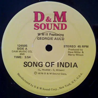Song of India / Disco Boogie