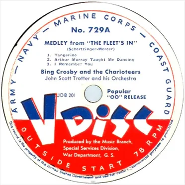 Medley From “The Fleet’s in” / Old Spinning Wheel / Huggin’ and Chalkin’