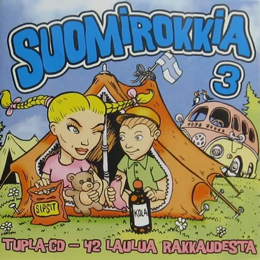 Suomirokkia 3: 42 laulua rakkaudesta by Various Artists - album cover