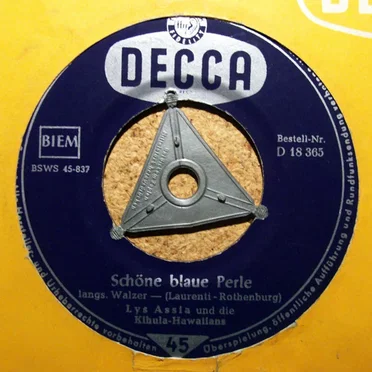 Schöne blaue Perle