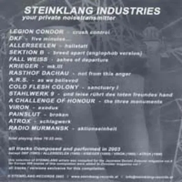 Steinklang Industries Your Private Noisetransmitter by Various Artists - album cover