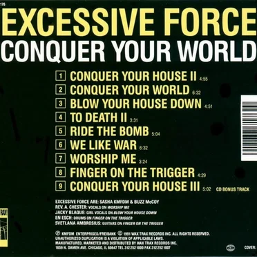 Conquer Your World by Excessive Force - album cover