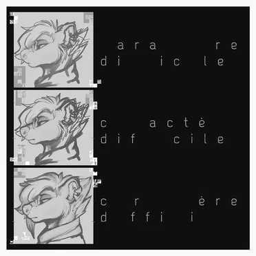 caractère difficile