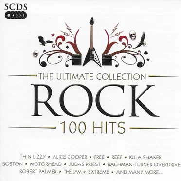The Ultimate Collection: Rock - 100 Hits by Various Artists - album cover