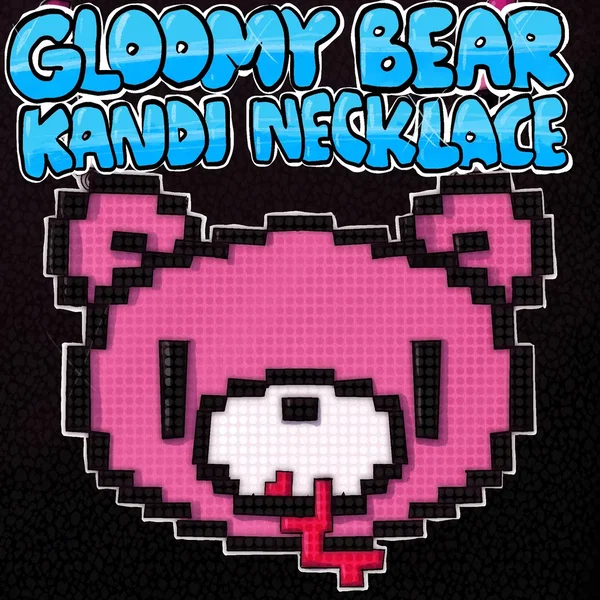 Gloomy Bear Kandi Necklace