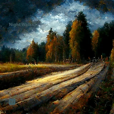 Night Walks LP by Various Artists - album cover